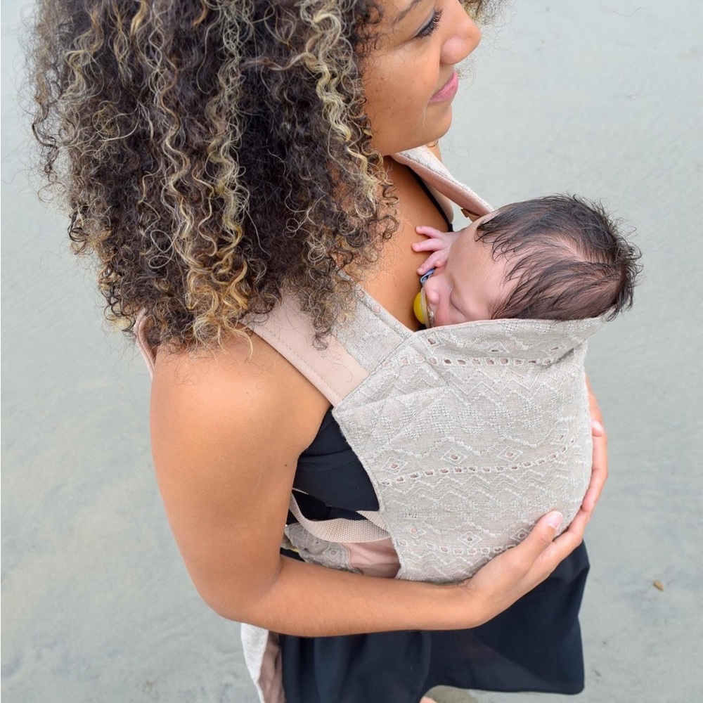 Sakura bloom scout with blush leather and salt lining backed natural eyelet